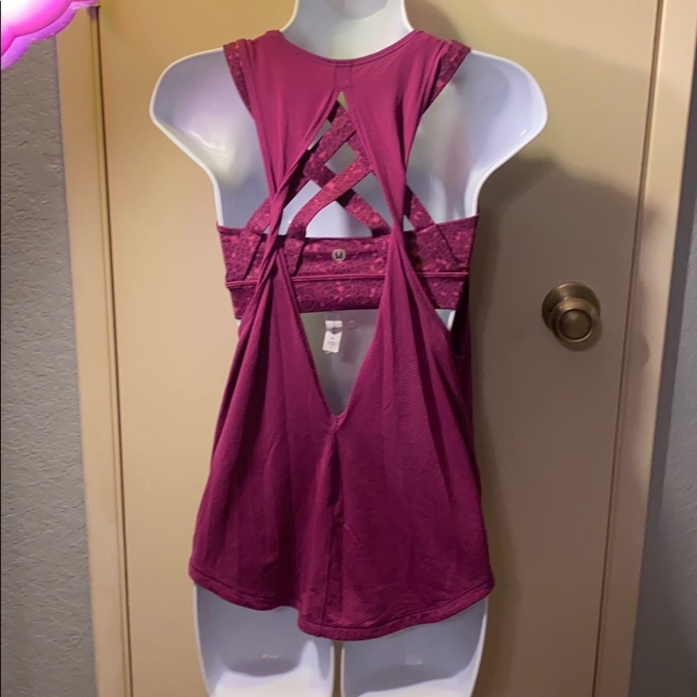 Lululemon bra tank size 4